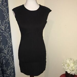 Of Two Minds Sheath Dress with Lace Detail